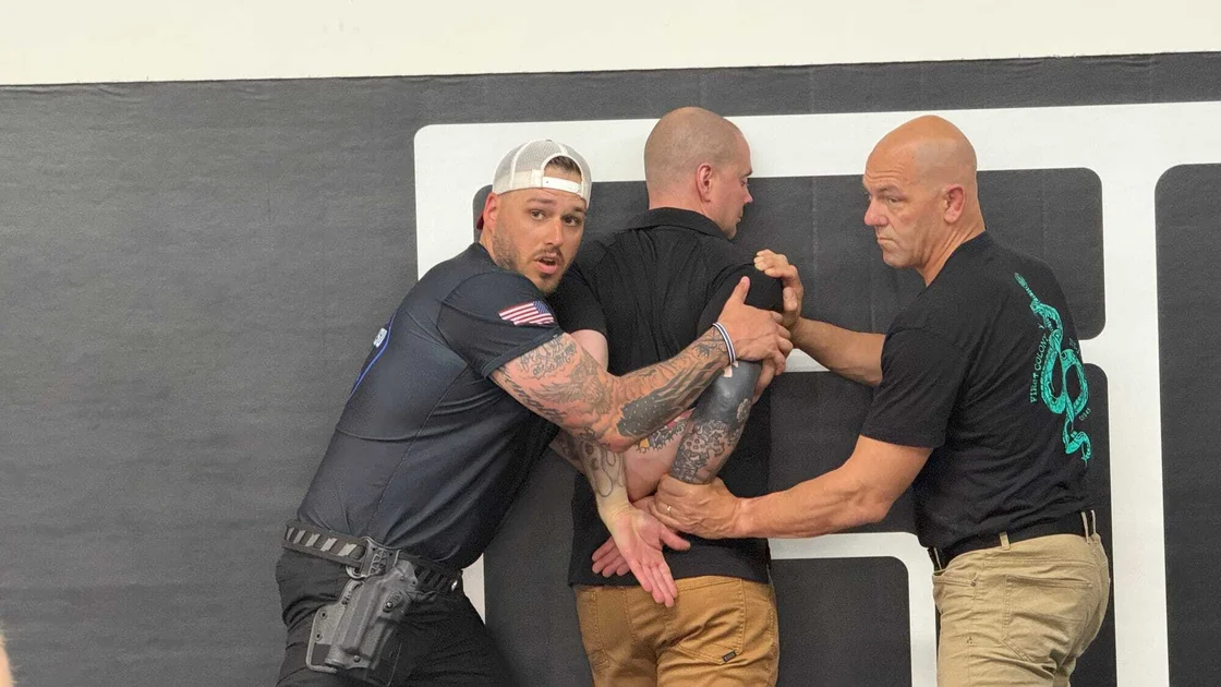 03 - In Marblehead, officers train in jiu-jitsu for the moments before force